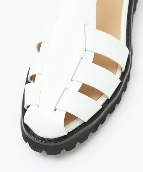 MOHI（モヒ）の「【MOHI/モヒ】グルカサンダル（サンダル・レディース・ホワイト/ブラック・37/38/36）」の18枚目の写真