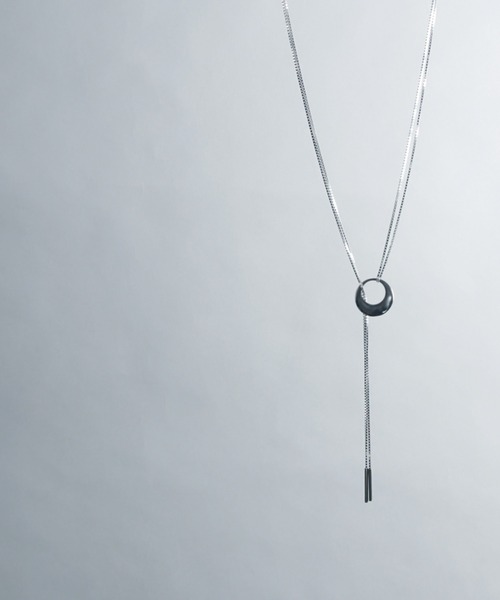 YArKA（ヤーカ）の「【YArKA/ヤーカ】double chain 2way necklace [luslep] /ダブルチェーン2wayネックレス（ネックレス・メンズ・シルバー・FREE）」の3枚目の写真