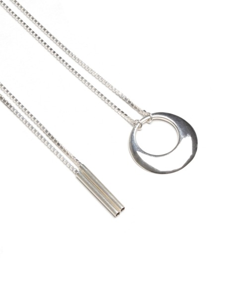 YArKA（ヤーカ）の「【YArKA/ヤーカ】double chain 2way necklace [luslep] /ダブルチェーン2wayネックレス（ネックレス・メンズ・シルバー・FREE）」の5枚目の写真