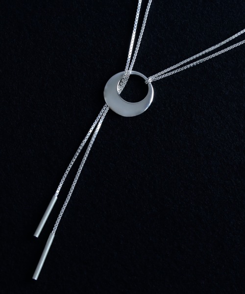 YArKA（ヤーカ）の「【YArKA/ヤーカ】double chain 2way necklace [luslep] /ダブルチェーン2wayネックレス（ネックレス・メンズ・シルバー・FREE）」の7枚目の写真