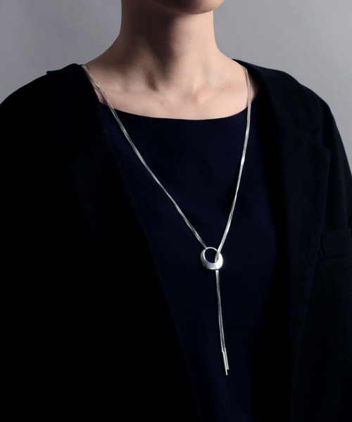 YArKA（ヤーカ）の「【YArKA/ヤーカ】double chain 2way necklace [luslep] /ダブルチェーン2wayネックレス（ネックレス・メンズ・シルバー・FREE）」の13枚目の写真