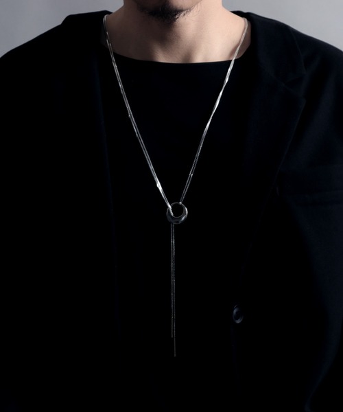 YArKA（ヤーカ）の「【YArKA/ヤーカ】double chain 2way necklace [luslep] /ダブルチェーン2wayネックレス（ネックレス・メンズ・シルバー・FREE）」の17枚目の写真