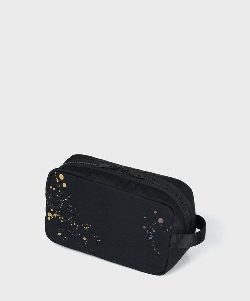 Paul Smith(ポールスミス)の「スプラッタープリント ウォッシュバッグ / 873926 N520S(クラッチバッグ・メンズ・ブラック・FREE)」の2枚目の写真