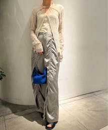 LE CIEL BLEU 24SS Sher Bow Top シアーボウトップ