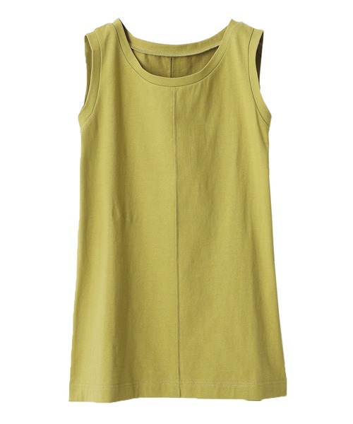 n'OrLABEL(ノアールレーベル)の「【機能素材】『フロントステッチタンクトップ』(タンクトップ・レディース・ブルーグリーン/パープル/チャコール/ブラック/イエロー系/オフホワイト/グレイッシュベージュ/オレンジ/カーキ・M/LL/L)」の8枚目の写真