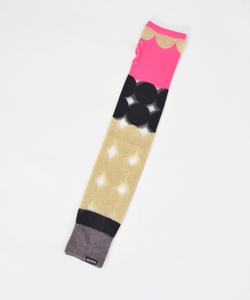 gomme（ゴム）の「シャギーアームカバー（アームカバー・レディース・ブラック/ピンク/イエロー/ブルー・FREE）」の12枚目の写真