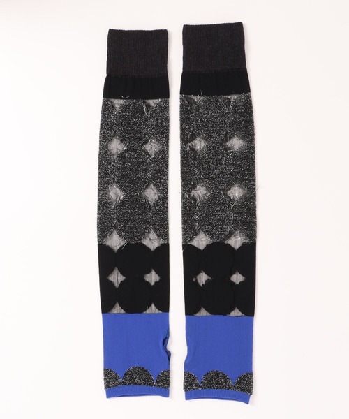 gomme（ゴム）の「シャギーアームカバー（アームカバー・レディース・ブラック/ピンク/イエロー/ブルー・FREE）」の8枚目の写真