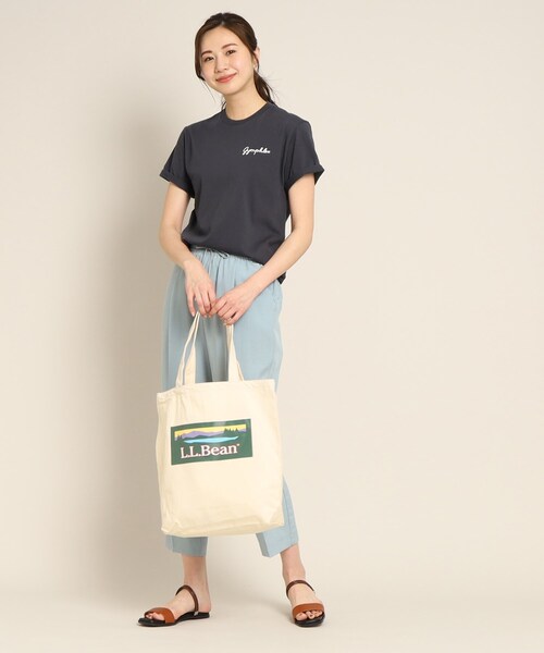 GYMPHLEX(ジムフレックス)の「Gymphlex(ジムフレックス) ロゴ刺繍Tシャツ(Tシャツ/カットソー・レディース・ホワイト/ベージュ/オレンジ/チャコールグレー/ホワイト系5/ブラック/グレー系2・01/02/03)」の14枚目の写真