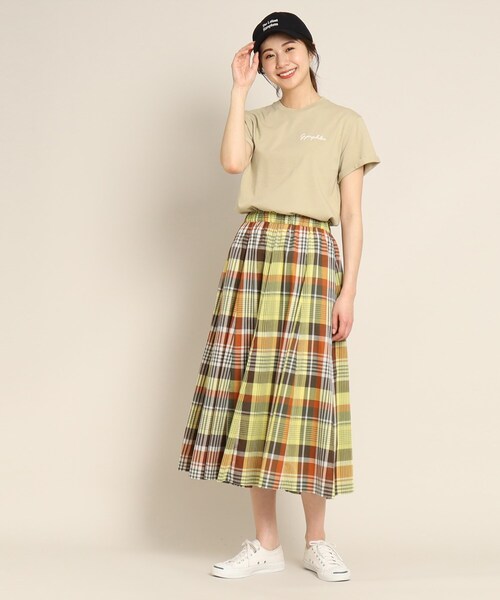 GYMPHLEX(ジムフレックス)の「Gymphlex(ジムフレックス) ロゴ刺繍Tシャツ(Tシャツ/カットソー・レディース・ホワイト/ベージュ/オレンジ/チャコールグレー/ホワイト系5/ブラック/グレー系2・01/02/03)」の20枚目の写真