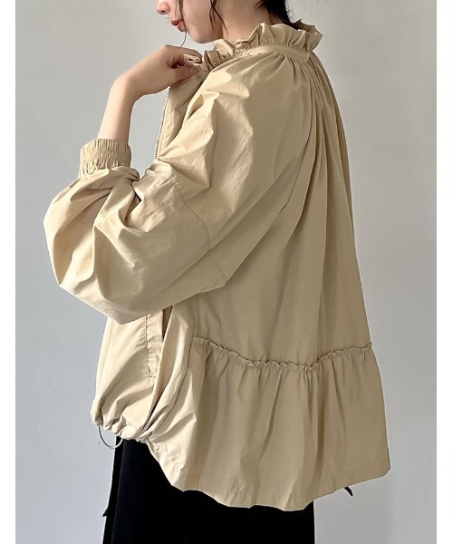 超美品☆【ebure】ライトタフタブルゾン ebure official site | エブール オフィシャルサイト