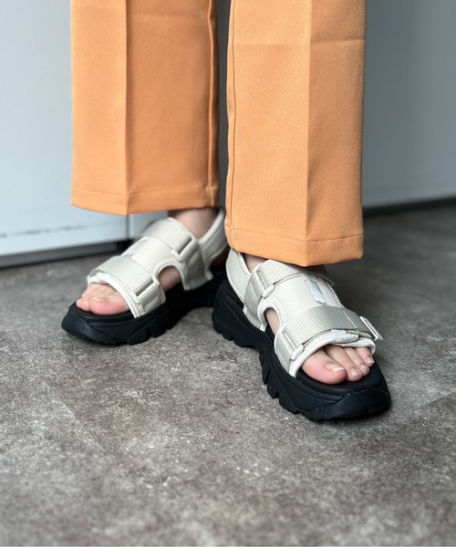CPCM(シーピーシーエム)の「2ベルトスポーツサンダル(サンダル・メンズ・ブラック/カーキ/アイボリー・SMALL/MEDIUM/LARGE/X-LARGE)」の6枚目の写真