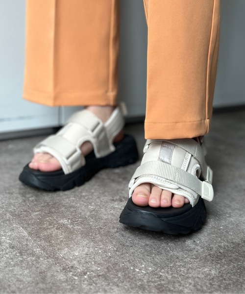 CPCM(シーピーシーエム)の「2ベルトスポーツサンダル(サンダル・メンズ・ブラック/カーキ/アイボリー・SMALL/MEDIUM/LARGE/X-LARGE)」の7枚目の写真