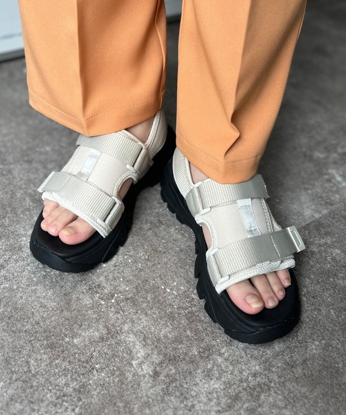 CPCM(シーピーシーエム)の「2ベルトスポーツサンダル(サンダル・メンズ・ブラック/カーキ/アイボリー・SMALL/MEDIUM/LARGE/X-LARGE)」の10枚目の写真
