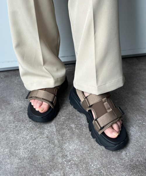 CPCM(シーピーシーエム)の「2ベルトスポーツサンダル(サンダル・メンズ・ブラック/カーキ/アイボリー・SMALL/MEDIUM/LARGE/X-LARGE)」の12枚目の写真
