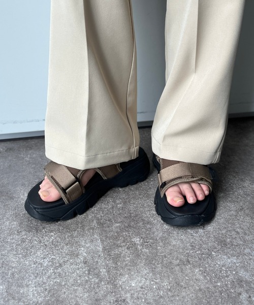 CPCM(シーピーシーエム)の「2ベルトスポーツサンダル(サンダル・メンズ・ブラック/カーキ/アイボリー・SMALL/MEDIUM/LARGE/X-LARGE)」の13枚目の写真