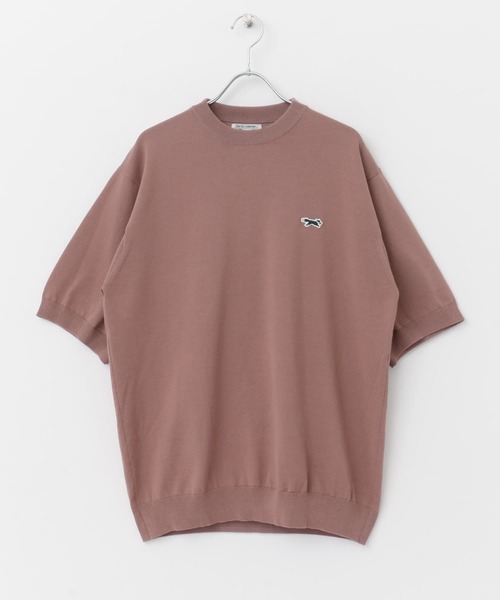 PENNEYS（ぺニーズ）の「『洗濯可』『別注』PENNEYS×DOORS　THE FOX ハイゲージニットTシャツ（ニット/セーター・メンズ・ライトグレー/ブルー/ピンク/スミクロ・MEDIUM/LARGE）」の19枚目の写真