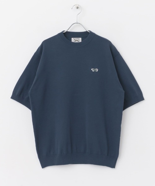 PENNEYS（ぺニーズ）の「『洗濯可』『別注』PENNEYS×DOORS　THE FOX ハイゲージニットTシャツ（ニット/セーター・メンズ・ライトグレー/ブルー/ピンク/スミクロ・MEDIUM/LARGE）」の14枚目の写真