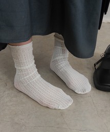 minia（ミニア）の「鍵編みレースソックス（ソックス/靴下・レディース）」
