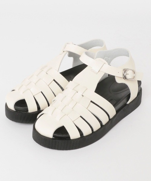 saloon（サルーン）の「SALOON(サルーン)/グルカサンダル　グラディエーター（サンダル・レディース・ブラック/オフホワイト/ブラウン・SMALL/MEDIUM/LARGE）」の2枚目の写真