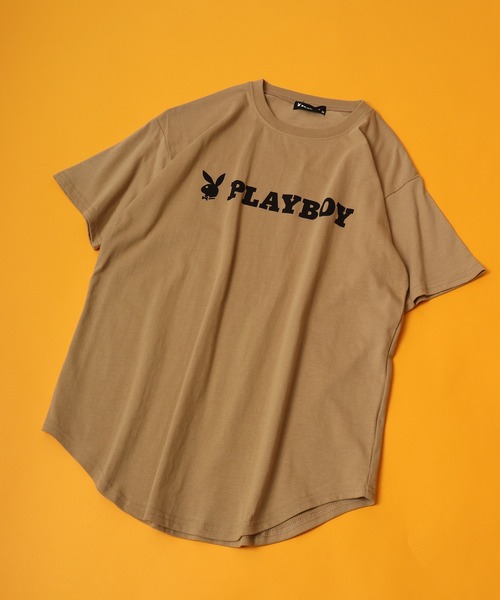 PLAYBOY（プレイボーイ）の「PLAYBOY プリントTシャツ 半袖 キッズ（Tシャツ/カットソー・キッズ・クリアブラック/ホワイト/ホワイト系その他/オフホワイト/ダークブラック/ブラック系その他/ブラック/ホワイト系/チャコール/グレー系その他2/ベージュ/グレー系その他/ベージュ系その他/ラベンダー/パープル系その他/グリーン・XS/S/L/M/XXS）」の12枚目の写真