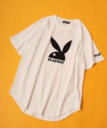 PLAYBOY（プレイボーイ）の「PLAYBOY プリントTシャツ 半袖 キッズ（Tシャツ/カットソー）」