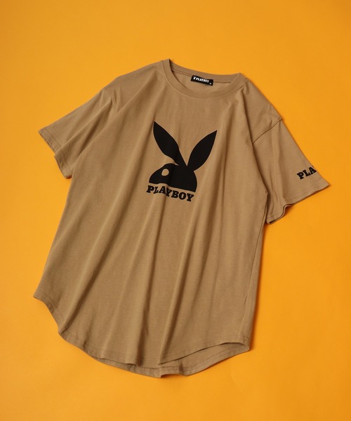 PLAYBOY（プレイボーイ）の「PLAYBOY プリントTシャツ 半袖 キッズ（Tシャツ/カットソー・キッズ・クリアブラック/ホワイト/ホワイト系その他/オフホワイト/ダークブラック/ブラック系その他/ブラック/ホワイト系/チャコール/グレー系その他2/ベージュ/グレー系その他/ベージュ系その他/ラベンダー/パープル系その他/グリーン・XS/S/L/M/XXS）」の13枚目の写真