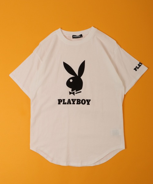 PLAYBOY（プレイボーイ）の「PLAYBOY プリントTシャツ 半袖 キッズ（Tシャツ/カットソー・キッズ・クリアブラック/ホワイト/ホワイト系その他/オフホワイト/ダークブラック/ブラック系その他/ブラック/ホワイト系/チャコール/グレー系その他2/ベージュ/グレー系その他/ベージュ系その他/ラベンダー/パープル系その他/グリーン・XS/S/L/M/XXS）」の19枚目の写真
