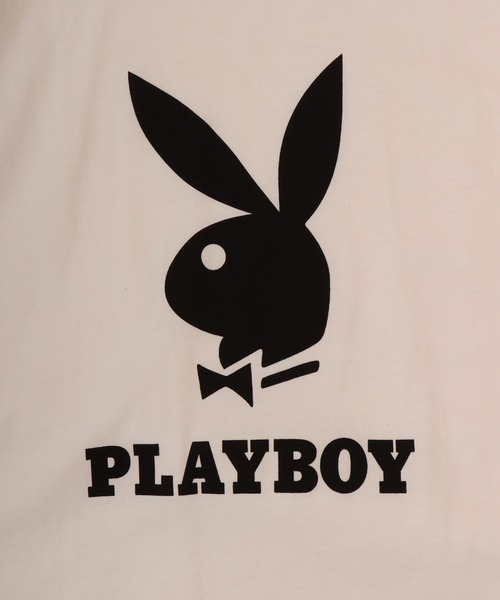 PLAYBOY（プレイボーイ）の「PLAYBOY プリントTシャツ 半袖 キッズ（Tシャツ/カットソー・キッズ・クリアブラック/ホワイト/ホワイト系その他/オフホワイト/ダークブラック/ブラック系その他/ブラック/ホワイト系/チャコール/グレー系その他2/ベージュ/グレー系その他/ベージュ系その他/ラベンダー/パープル系その他/グリーン・XS/S/L/M/XXS）」の21枚目の写真