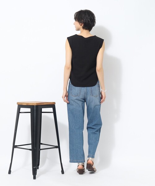 SHOO・LA・RUE（シューラルー）の「◆【大人ヘルシー】フレンチスリーブトップス（Tシャツ/カットソー・レディース・ブラック/ホワイト系・02/03/04）」の18枚目の写真