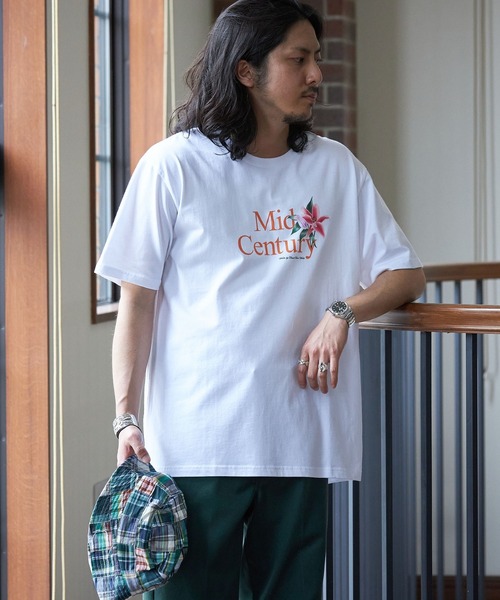 SHIPS.me(シップスミー)の「【ZOZO限定】SHIPS.me: Temet Nosce Floral Tee(Tシャツ/カットソー・メンズ・ホワイト×グリーン/ホワイト×ブラック/ブラック×ホワイト/ホワイト×イエロー/ホワイト×ピンク/ブラック×イエロー・S/XL/M/L)」の9枚目の写真