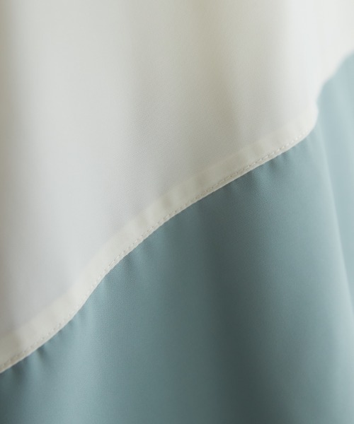 miclat（ミクラ）の「大きいサイズ　バックフリルブラウス　miclat（シャツ/ブラウス・レディース・カーキ/クリーム・L/LL/3L/4L/5L）」の13枚目の写真