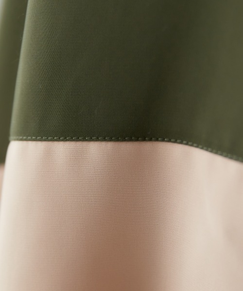 miclat（ミクラ）の「大きいサイズ　バックフリルブラウス　miclat（シャツ/ブラウス・レディース・カーキ/クリーム・L/LL/3L/4L/5L）」の12枚目の写真