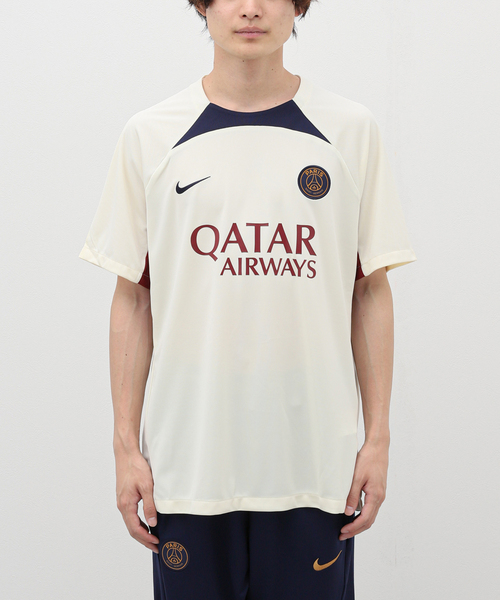 EDIFICE(エディフィス)の「【NIKE / ナイキ】PSG M NK DF STRK SS TOP K(Tシャツ/カットソー・メンズ・ホワイト系その他・X-LARGE/MEDIUM/LARGE/SMALL/XX-LARGE)」の2枚目の写真