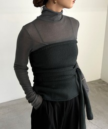 select MOCA by son | レイヤードメニーウェイニットビスチェ(ベスト)