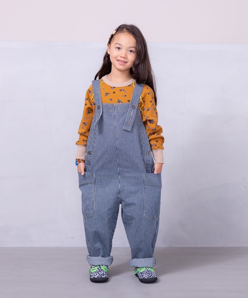 HOGAN RANCH WEAR（ホーガンランチウエア）の「フラワーワッフルメローカットソー（80～150cm）（Tシャツ/カットソー・キッズ・オフホワイト/グレー/ブラウン・150/130/120/110/90/140/80/100）」の4枚目の写真