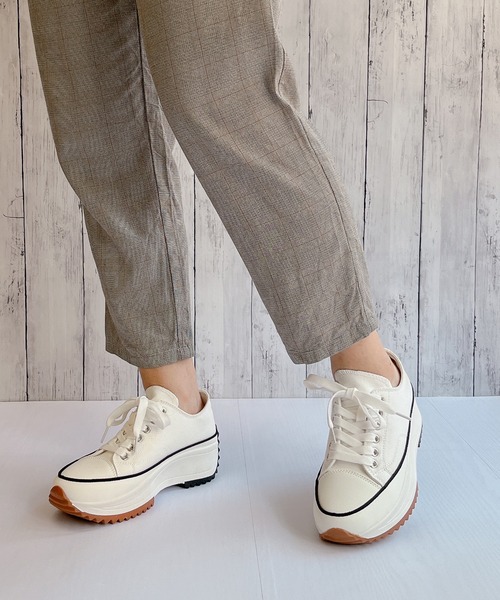 Noubel Voug Relax（ヌーベルヴォーグリラックス）の「厚底 キャンバス スニーカー（スニーカー・レディース・グレー/ホワイト/ブラック・M/S/LL/L/3L）」の11枚目の写真