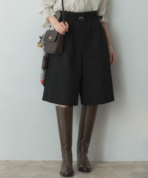 ウールフレアハーフパンツ
