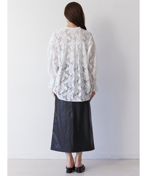 TONAL（トーナル）の「ガーデンレースブラウス（シャツ/ブラウス