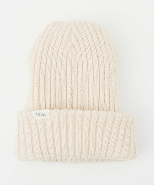 Honeys（ハニーズ）の「リバーシブルニット帽（ニットキャップ/ビーニー・レディース・パープル/モカ/ブラック/アイボリー・FREE）」の18枚目の写真