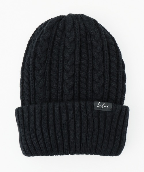 Honeys（ハニーズ）の「リバーシブルニット帽（ニットキャップ/ビーニー・レディース・パープル/モカ/ブラック/アイボリー・FREE）」の19枚目の写真