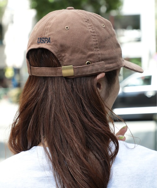 U.S. POLO ASSN.(ユーエスポロアッスン)の「【U.S. POLO ASSN.】コーデュロイキャップ PLM33952(キャップ・レディース・ライトベージュ/アイボリー/ブラウン/ネイビー/ブラック・FREE)」の9枚目の写真