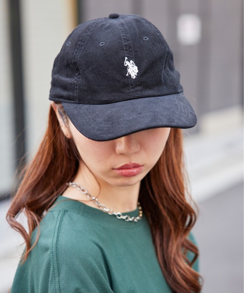 U.S. POLO ASSN.(ユーエスポロアッスン)の「【U.S. POLO ASSN.】コーデュロイキャップ PLM33952(キャップ・レディース・ライトベージュ/アイボリー/ブラウン/ネイビー/ブラック・FREE)」の6枚目の写真