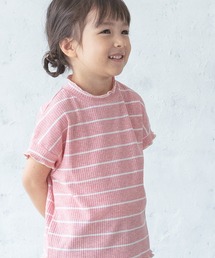 pairmanon（ペアマノン）の「配色メローリブTシャツ（Tシャツ/カットソー・キッズ）」