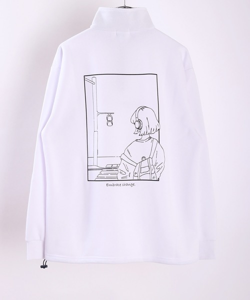 WESTSEA（ウエストシー）の「TASOGARE 裏起毛 ハーフジップ 長袖 トレーナー（スウェット・メンズ・ホワイト系その他/杢グレー/ホワイト系その他3/ホワイト/ブラック系その他/ホワイト系その他2/ブラック/グレー系その他・L/M）」の19枚目の写真