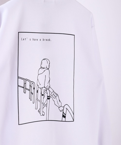 WESTSEA（ウエストシー）の「TASOGARE 裏起毛 ハーフジップ 長袖 トレーナー（スウェット・メンズ・ホワイト系その他/杢グレー/ホワイト系その他3/ホワイト/ブラック系その他/ホワイト系その他2/ブラック/グレー系その他・L/M）」の13枚目の写真