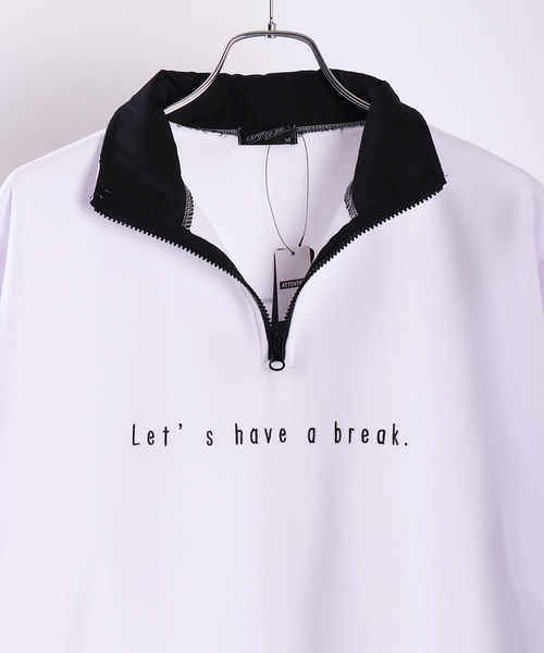 WESTSEA（ウエストシー）の「TASOGARE 裏起毛 ハーフジップ 長袖 トレーナー（スウェット・メンズ・ホワイト系その他/杢グレー/ホワイト系その他3/ホワイト/ブラック系その他/ホワイト系その他2/ブラック/グレー系その他・L/M）」の11枚目の写真