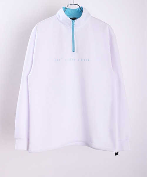 WESTSEA（ウエストシー）の「TASOGARE 裏起毛 ハーフジップ 長袖 トレーナー（スウェット・メンズ・ホワイト系その他/杢グレー/ホワイト系その他3/ホワイト/ブラック系その他/ホワイト系その他2/ブラック/グレー系その他・L/M）」の14枚目の写真