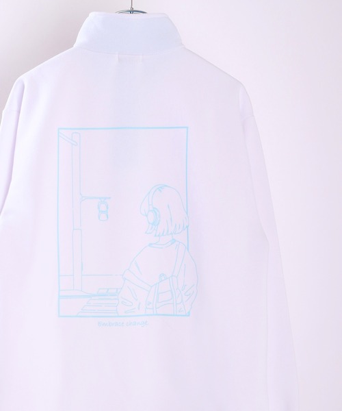 WESTSEA（ウエストシー）の「TASOGARE 裏起毛 ハーフジップ 長袖 トレーナー（スウェット・メンズ・ホワイト系その他/杢グレー/ホワイト系その他3/ホワイト/ブラック系その他/ホワイト系その他2/ブラック/グレー系その他・L/M）」の22枚目の写真