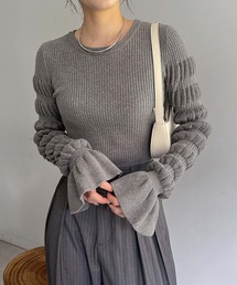 CAPRICIEUX LE'MAGE | プードルスリーブニット(ニット/セーター)