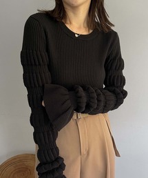 CAPRICIEUX LE'MAGE | プードルスリーブニット(ニット/セーター)